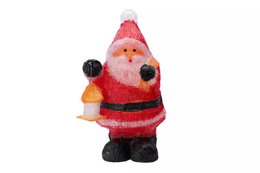 Декоративный светильник Санта с фонариком