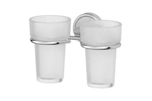 Держатель с 2 стаканам настенный Luxia