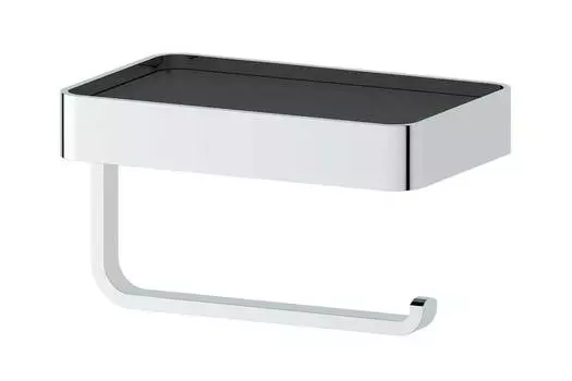 Держатель туалетной бумаги с полкой настенный Regen