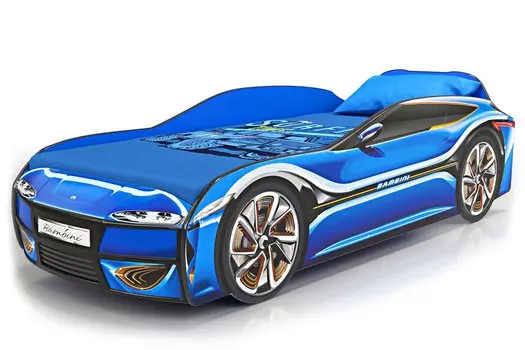 Детская кровать-машина Bambini 1100