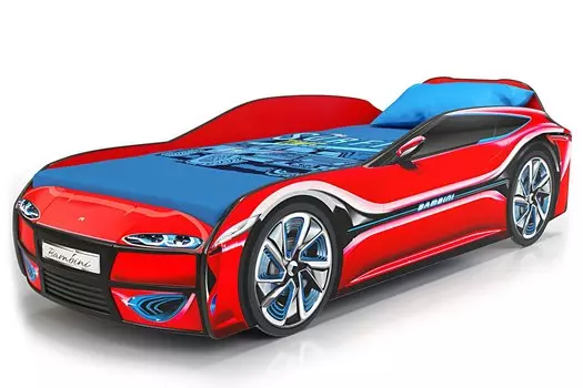 Детская кровать-машина Bambini 1100