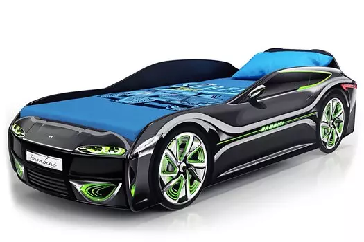 Детская кровать-машина Bambini 1100