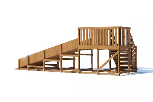 Детская заливная горка SWAN-1