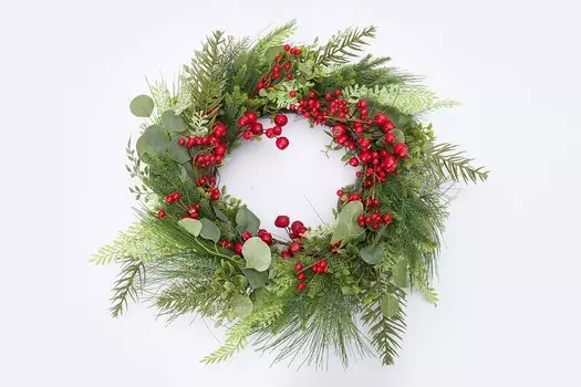 Еловый венок с ягодами 39137