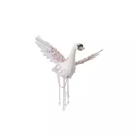 Ёлочная игрушка Летящий лебедь