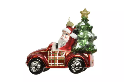 Ёлочная игрушка Путешествие Санты