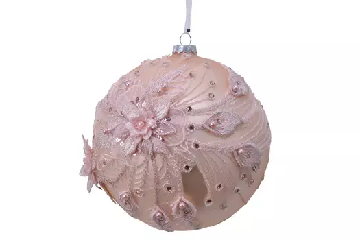 Ёлочный шар Цветочная нежность