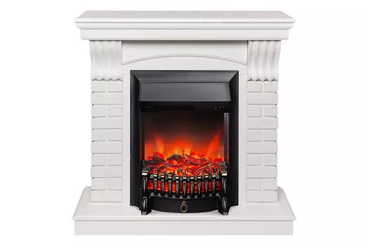 Каминокомплект Jazz STD WT+ Fobos-S LUX BL SHB