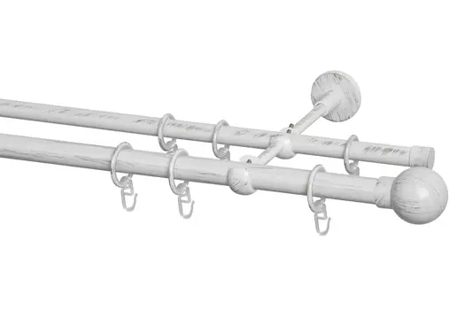 Карниз двухрядный составной 20/16.601.280.18