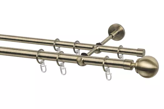 Карниз двухрядный составной 20/16.650.320.15