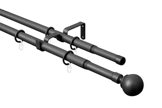 Карниз-телескоп двойной раздвижной 15.551