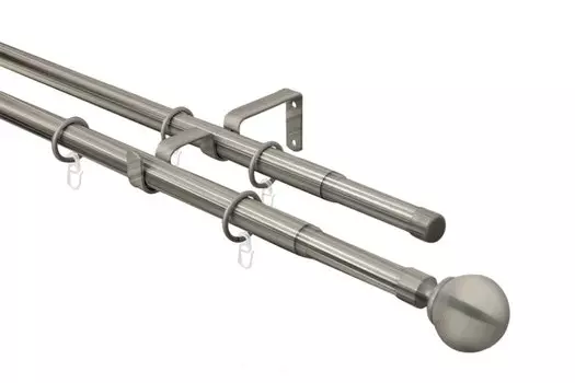 Карниз-телескоп двойной раздвижной 15.587