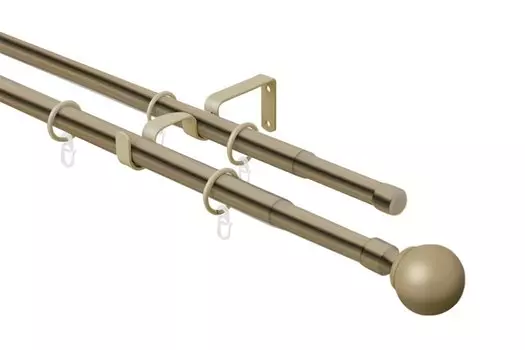 Карниз-телескоп двойной раздвижной 15.650