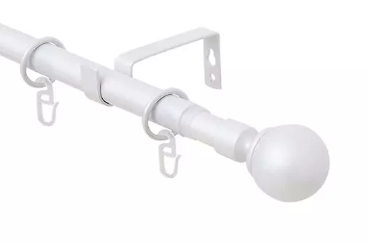 Карниз-телескоп одинарный раздвижной 15.101