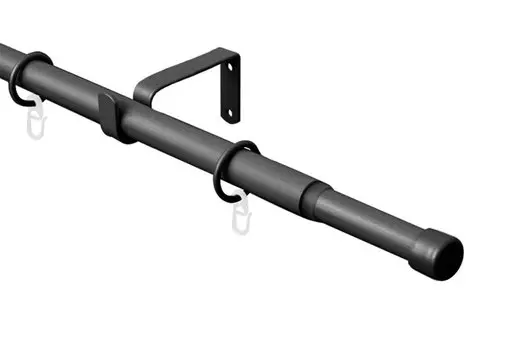 Карниз-телескоп одинарный раздвижной 56.551