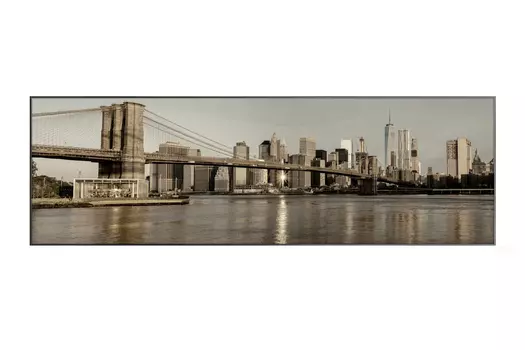 Картина в раме View of the Brooklyn bridge