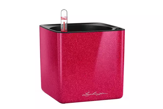 Кашпо с системой автополива Cube Glossy Kiss