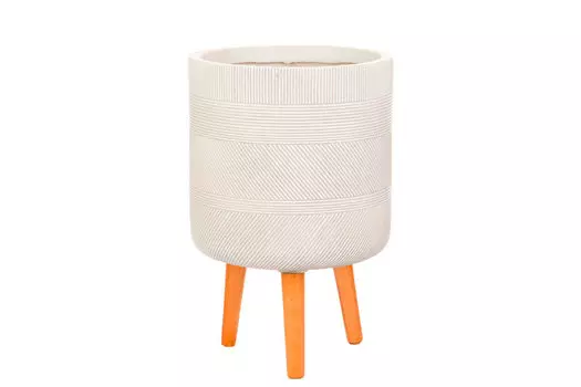 Кашпо Страйп Круглое