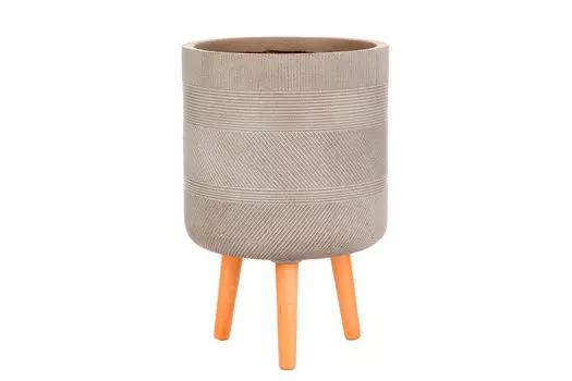 Кашпо Страйп Круглое
