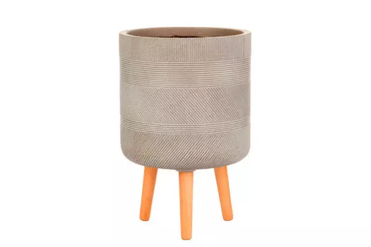 Кашпо Страйп Круглое