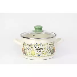 Кастрюля с крышкой Олива