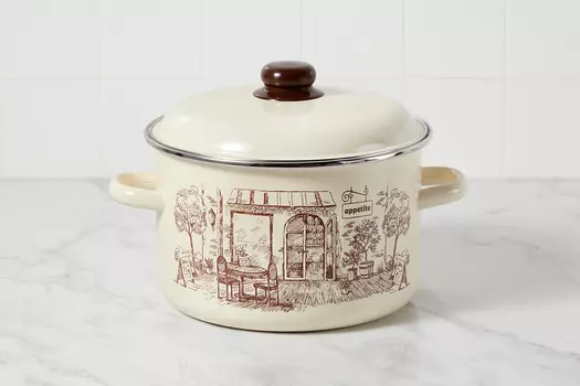 Кастрюля с крышкой Cafe