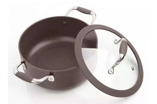 Кастрюля с крышкой Dark chocolate