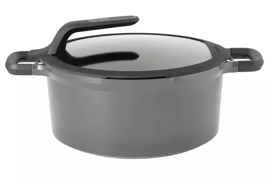Кастрюля с крышкой Gem grey
