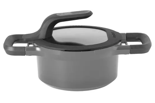 Кастрюля с крышкой Gem grey