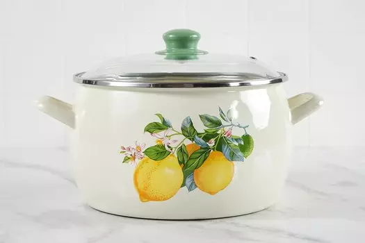 Кастрюля с крышкой Эксклюзив Лимоны