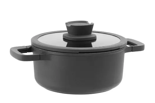 Кастрюля с крышкой Leo cast alu