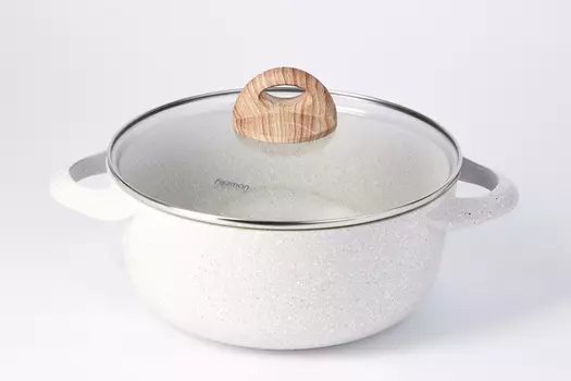 Кастрюля с крышкой со сливом Borneo