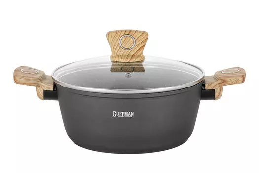 Кастрюля с крышкой Wood Marble