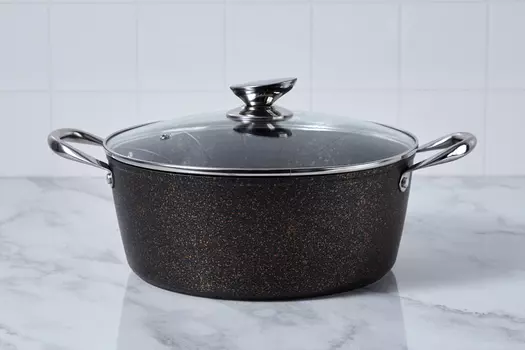 Кастрюля с крышкой Яшма