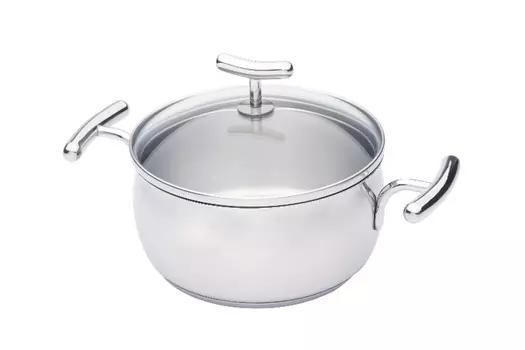 Кастрюля с крышкой Yumi Glass