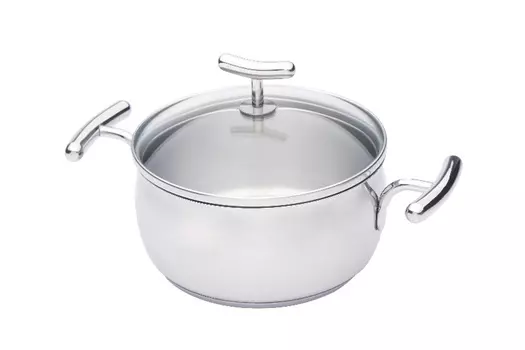 Кастрюля с крышкой Yumi Glass