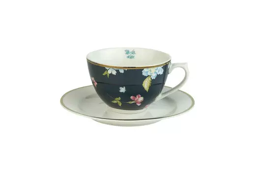 Кофейная пара для капучино Cobblestone Pinstripe