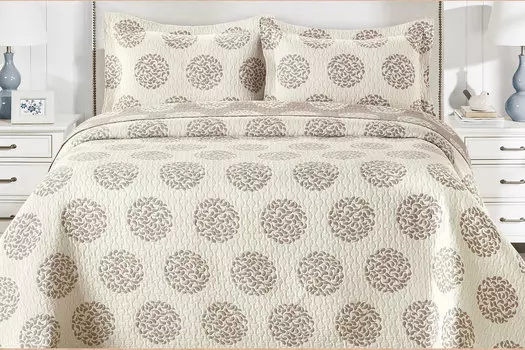 Комплект покрывало + наволочки Laurel Cream