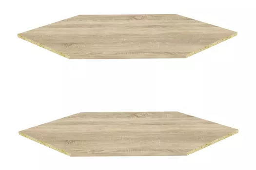 Комплект полок в угловой шкаф Оскар