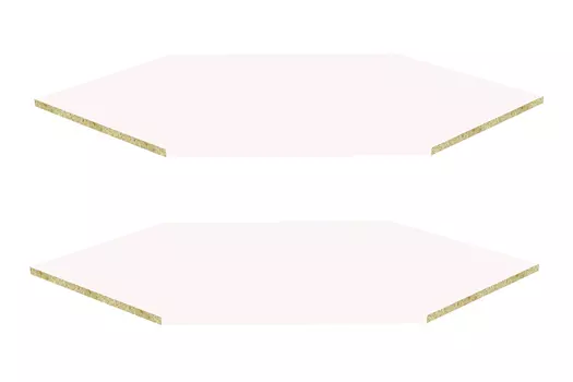 Комплект полок в угловой шкаф Оскар