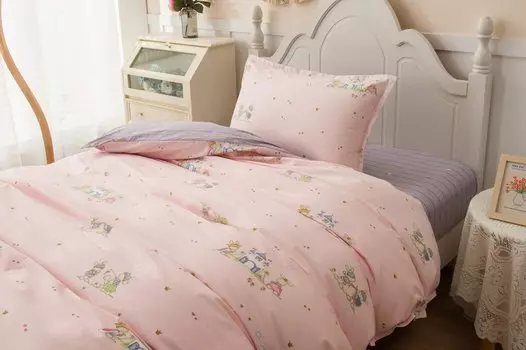 Комплект постельного белья детский Зайчата