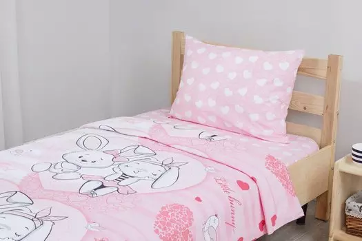 Комплект постельного белья Ми-ми-зайки