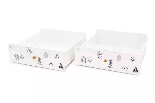 Комплект ящиков для кровати Stumpa Домики