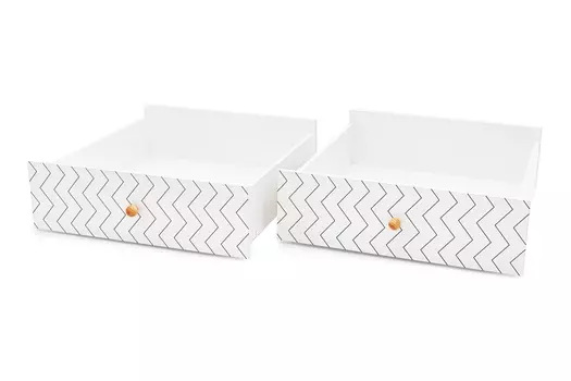 Комплект ящиков для кровати Stumpa Геометрия Зигзаги