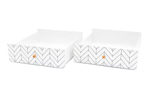 Комплект ящиков для кровати Stumpa Ёлочки