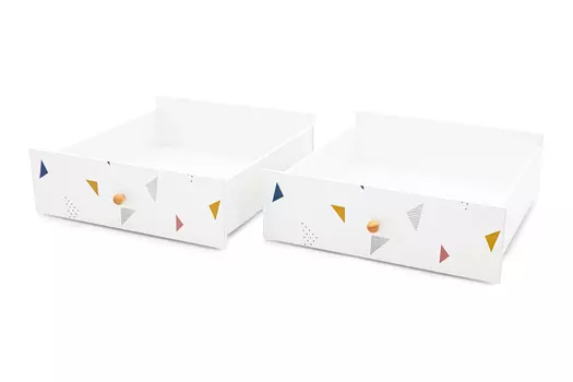 Комплект ящиков для кровати Stumpa Треугольники