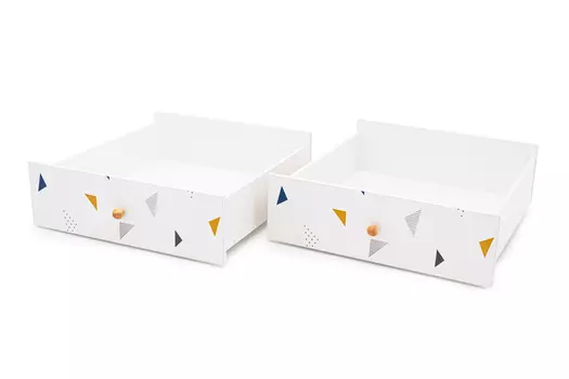 Комплект ящиков для кровати Stumpa Треугольники