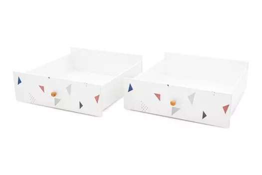 Комплект ящиков для кровати Stumpa Треугольники