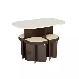 Комплект стол + 4 табурета Олимп
