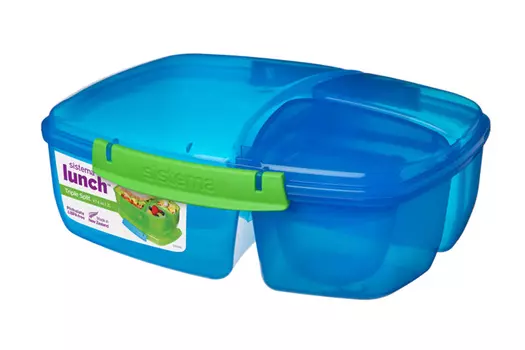 Контейнер 3-секционный с баночкой Lunch